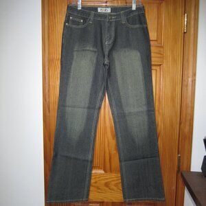 BQB Bootcut Jeans Women's Junior 11 Bling Pockets Zhong Guo Zhi Zao Distressed